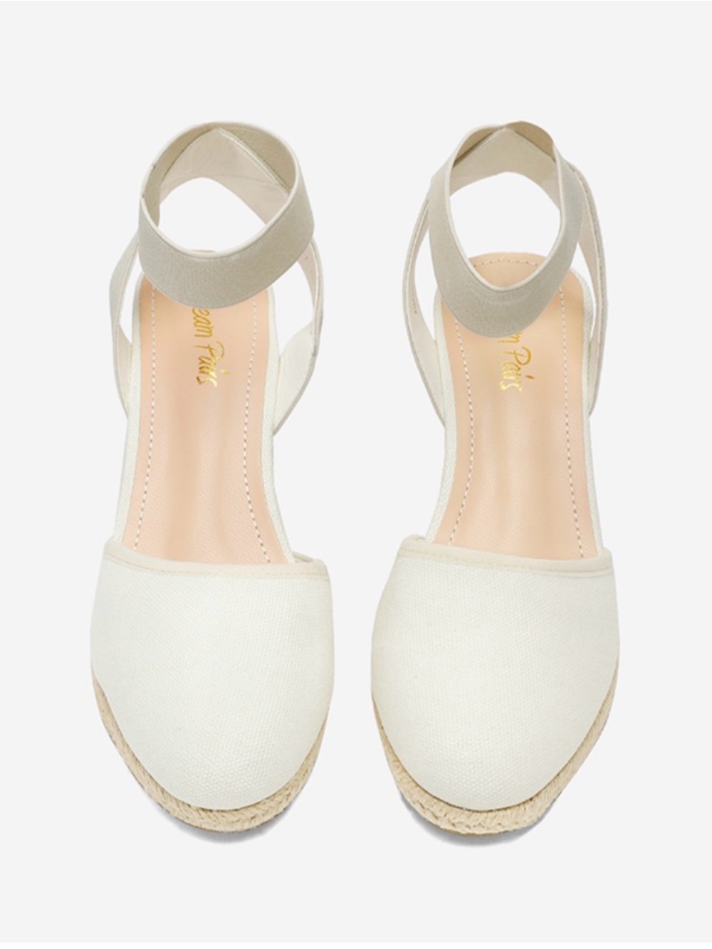 Dream Pairs Espadrille Ankle-Strap Wedge - Picture 3 of 10